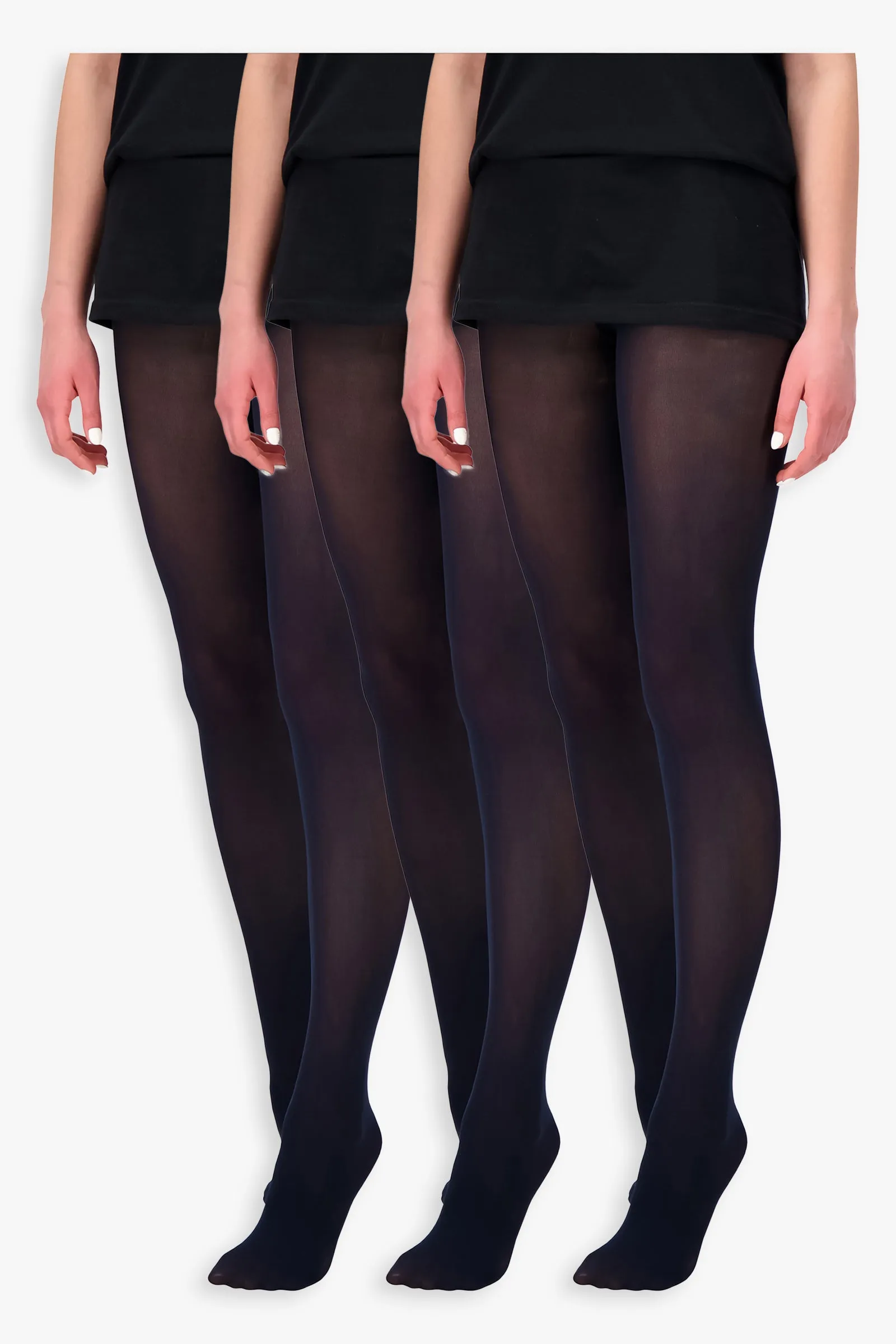 3-Pair Bundle of 40D Women's Tights