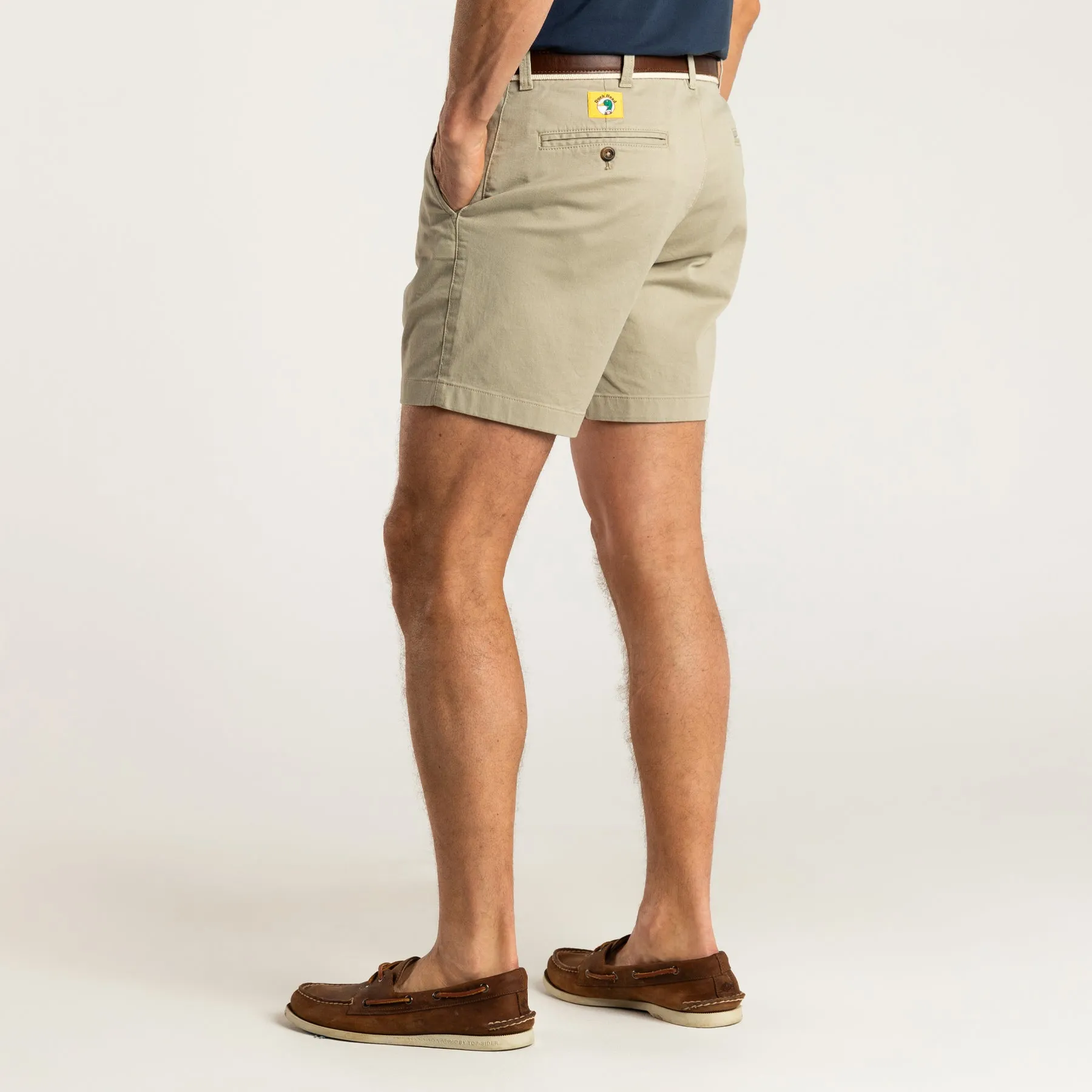 7" Gold School Chino Short - Khaki Gold Patch