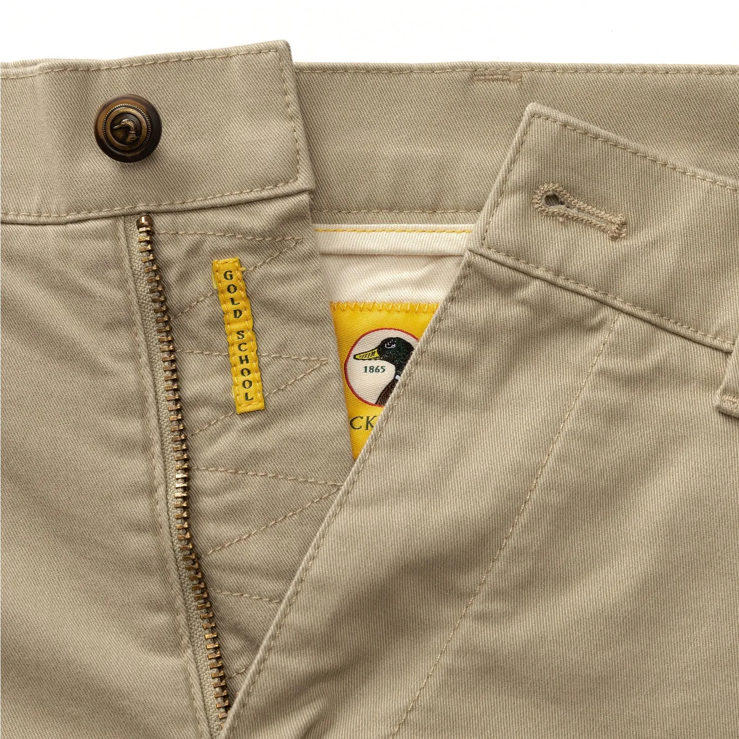 7" Gold School Chino Short - Khaki