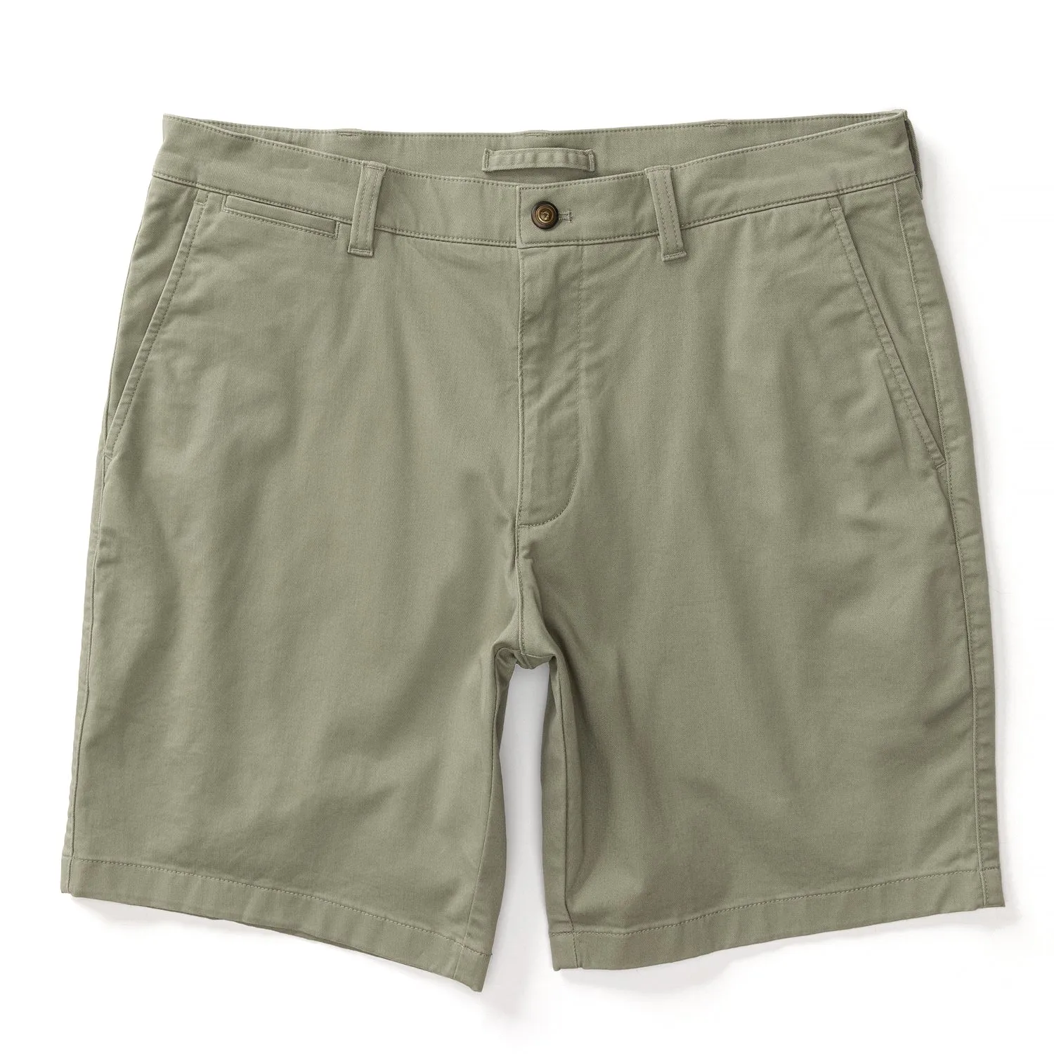 9" Gold School Chino Short - Shadow Green