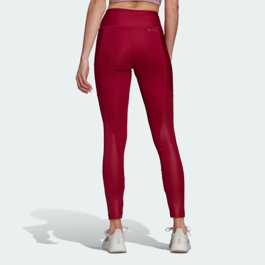 Adidas X Zoe Saldana Sport Women Training Tight Burgundy