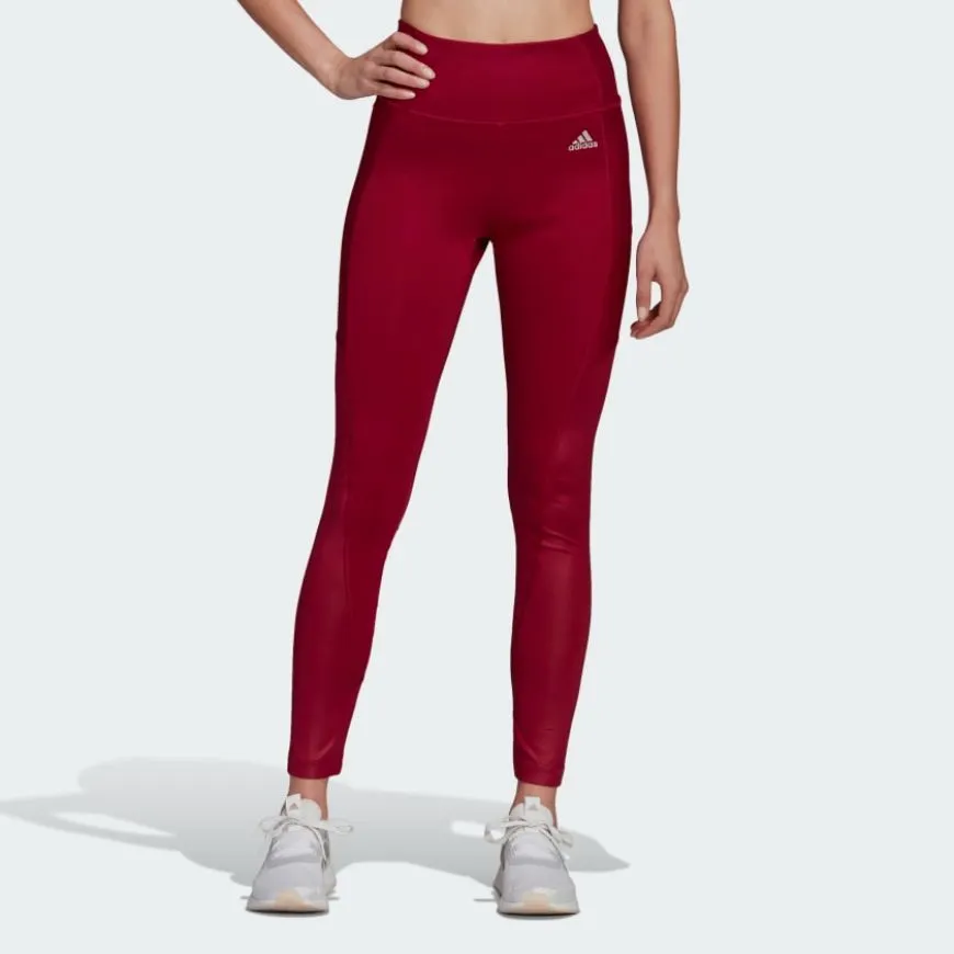 Adidas X Zoe Saldana Sport Women Training Tight Burgundy