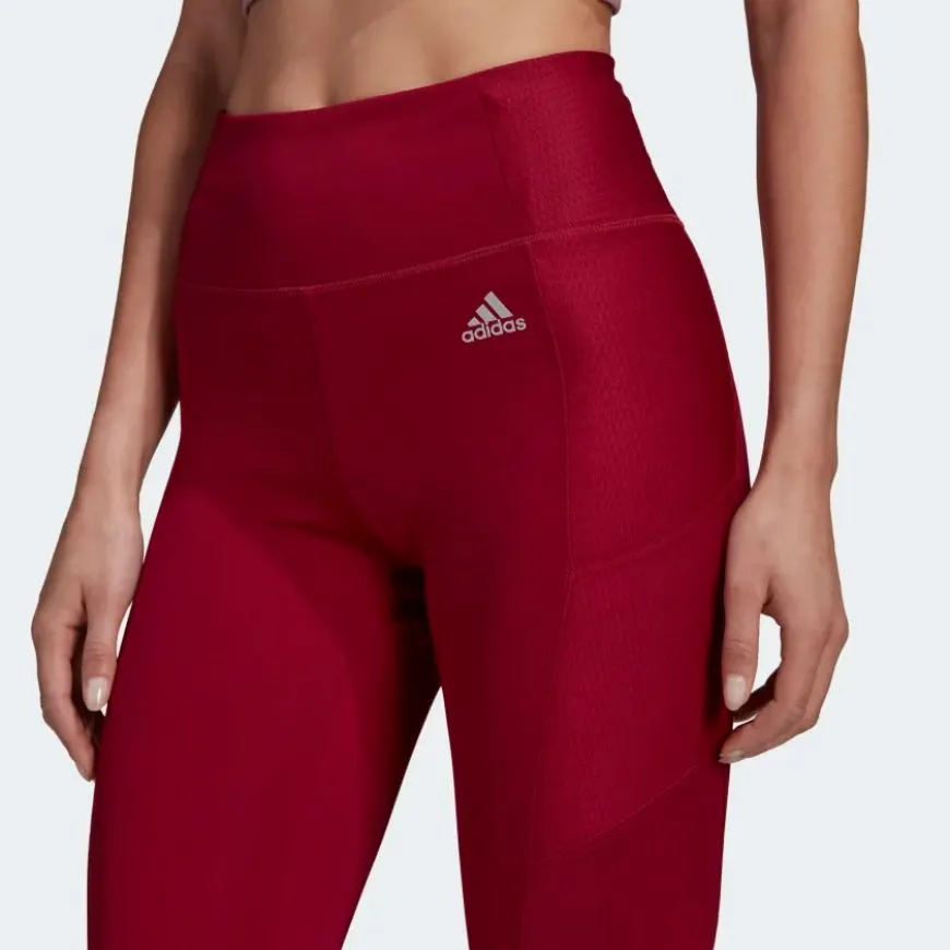 Adidas X Zoe Saldana Sport Women Training Tight Burgundy