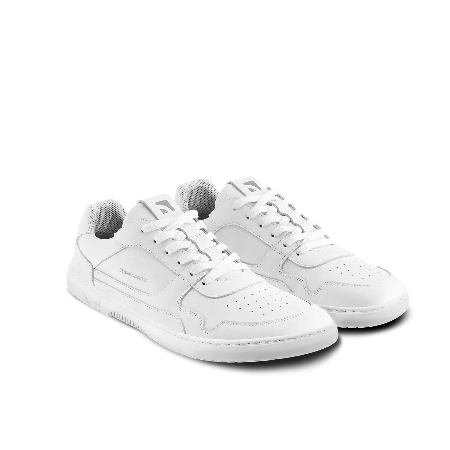 Barefoot Sneakers Barebarics Zing - All White - Leather CLEARANCE