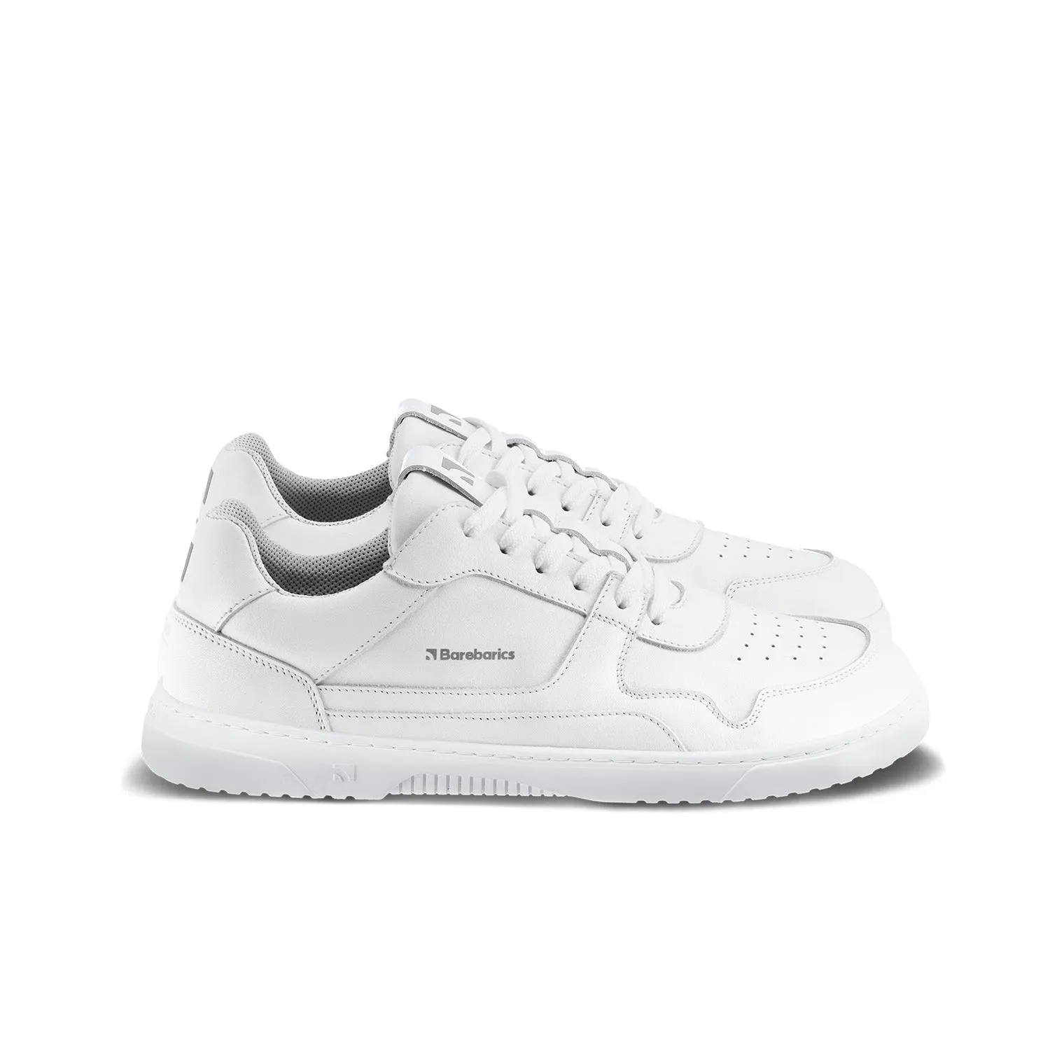 Barefoot Sneakers Barebarics Zing - All White - Leather CLEARANCE