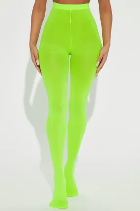 Basic Tights - Neon Green