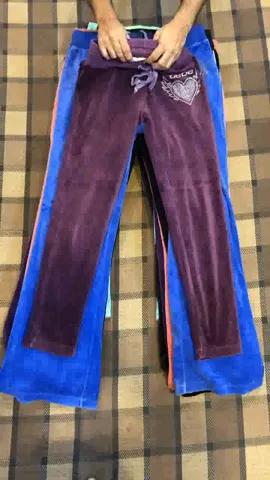 Bebe Velour Velvet Tracks and trousers flare bottoms mostly