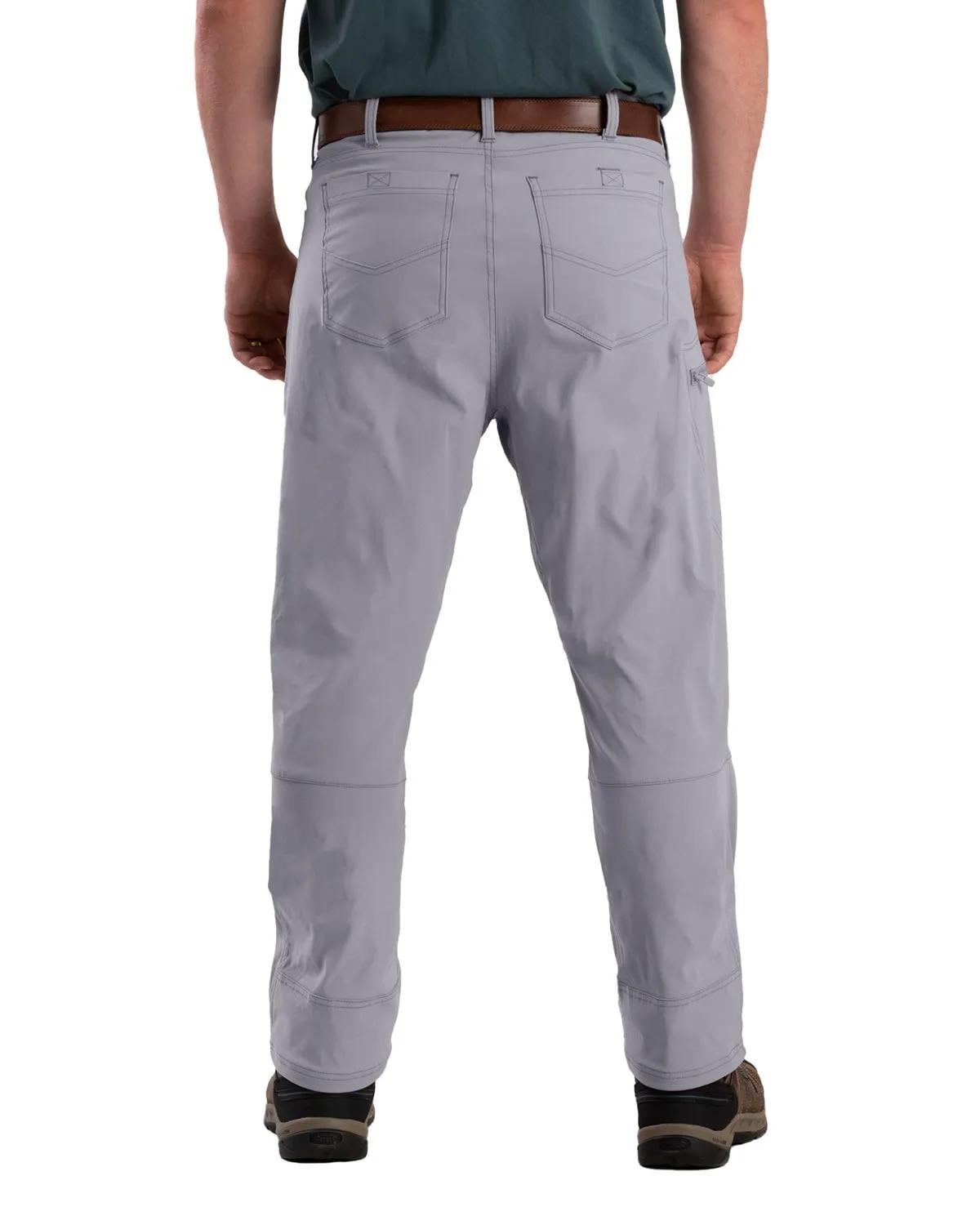 Berne Mens Lightweight Flex Pro Smoke Nylon Blend Pants