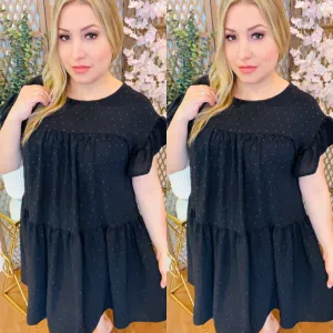 Black Tiered Dress