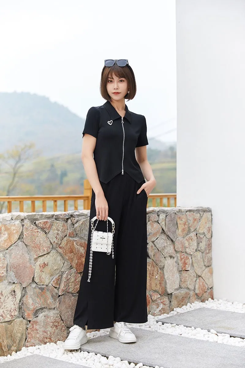 Black Wide Leg Pants