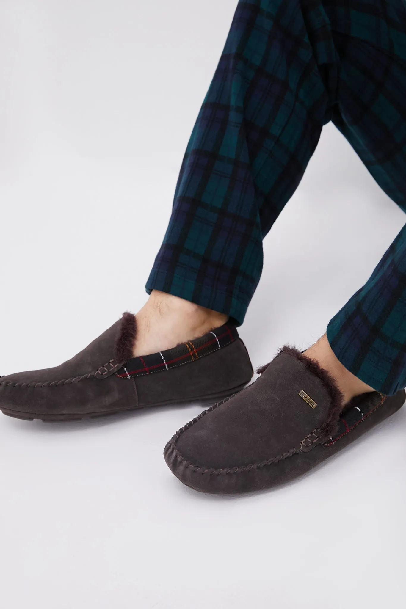 Brown Suede Monty Loafers