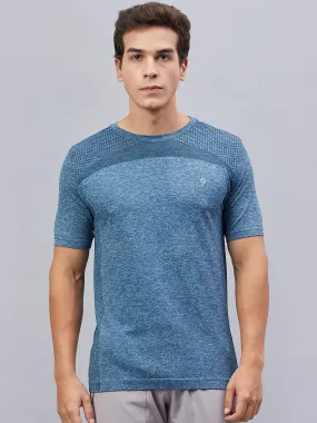 C9 Airwear Men's Seamless Moisture-Wicking Sports T-Shirt - Blue