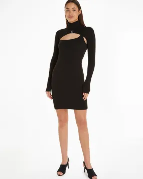 Calvin Klein - Tight Long Sleeve Sweater Dress