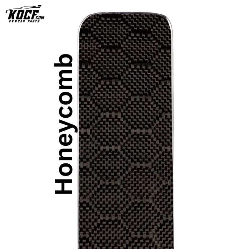 Carbon Fiber Interior trim Seatback Cover Trim For Fits Tesla Model 3