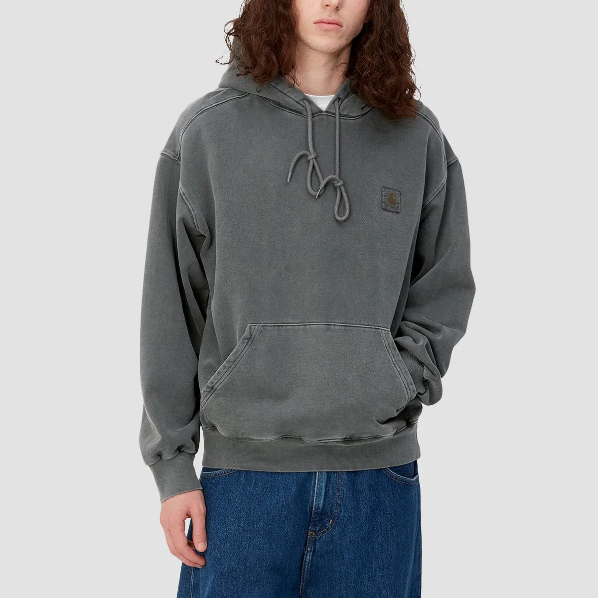 Carhartt WIP Vista Pullover Hoodie Graphite Garment Dyed