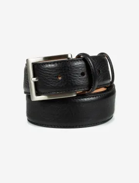 Casual Belt With Contrast St Black