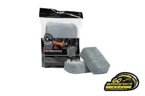 Chemical Guys | Workhorse Premium Microfiber Applicator - Gray: Polished Metals (2 Pack)