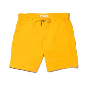 Chino Shorts w/ Drawstring Waist - Yellow