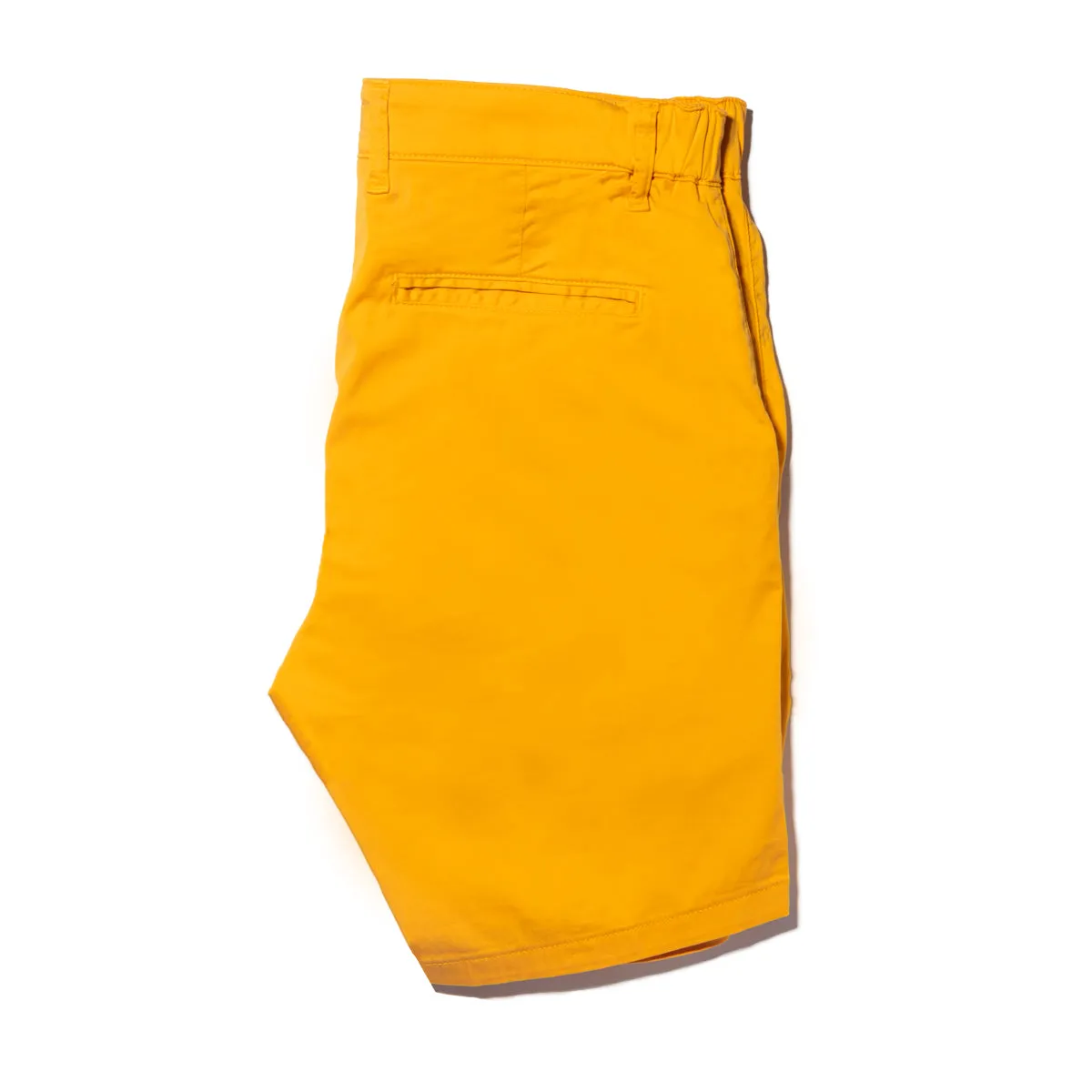 Chino Shorts w/ Drawstring Waist - Yellow