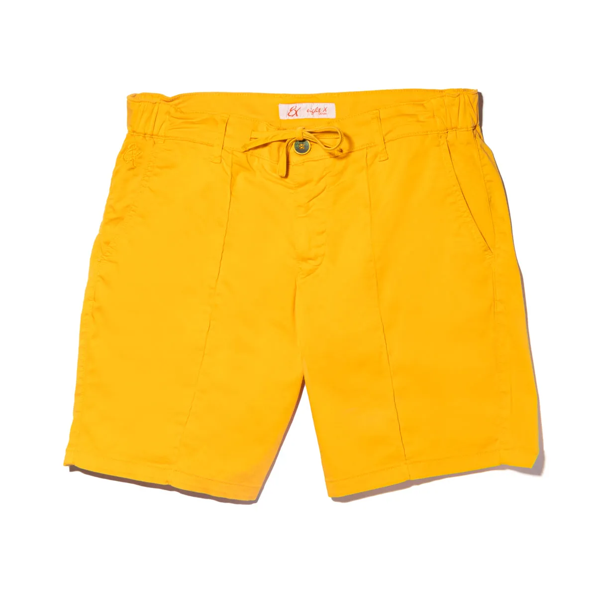 Chino Shorts w/ Drawstring Waist - Yellow