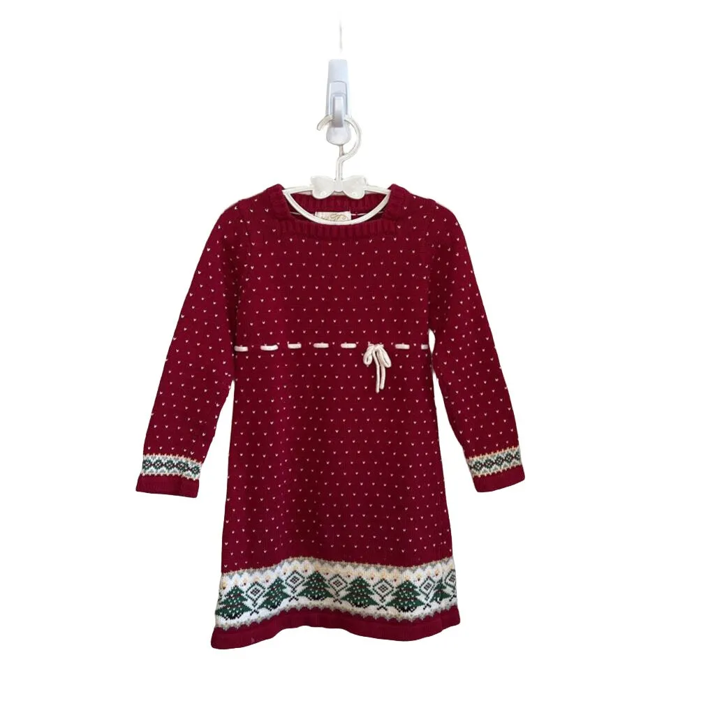 Christmas Tree Sweater Dress