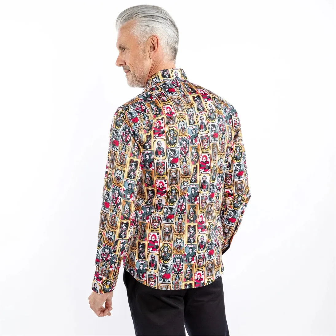 Claudio Lugli THE SUPERVILLAIN Joker PRINT SHIRT CP6965