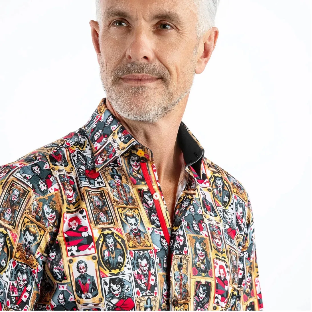 Claudio Lugli THE SUPERVILLAIN Joker PRINT SHIRT CP6965