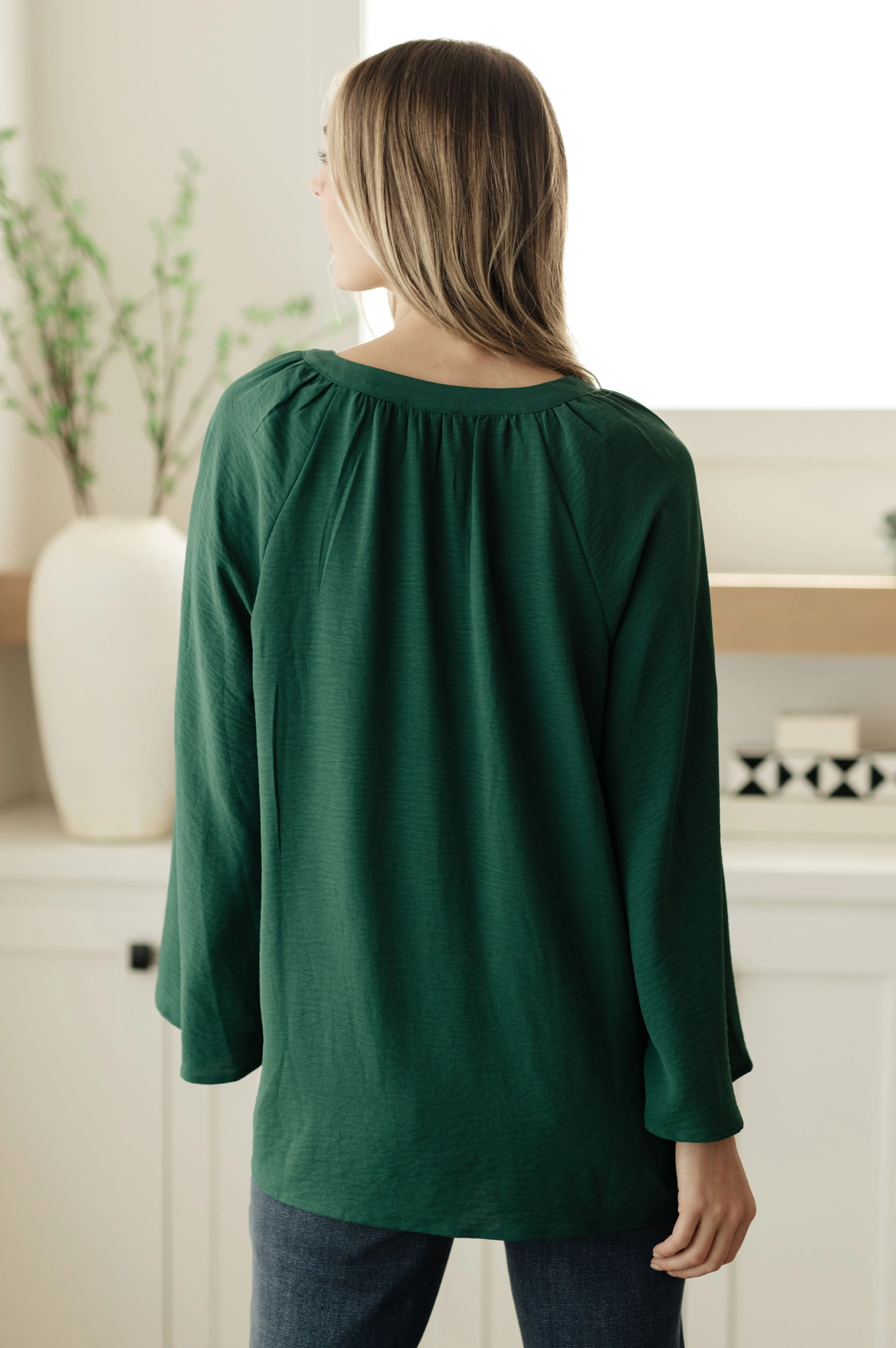 Climb On V-Neck Blouse - 11/8