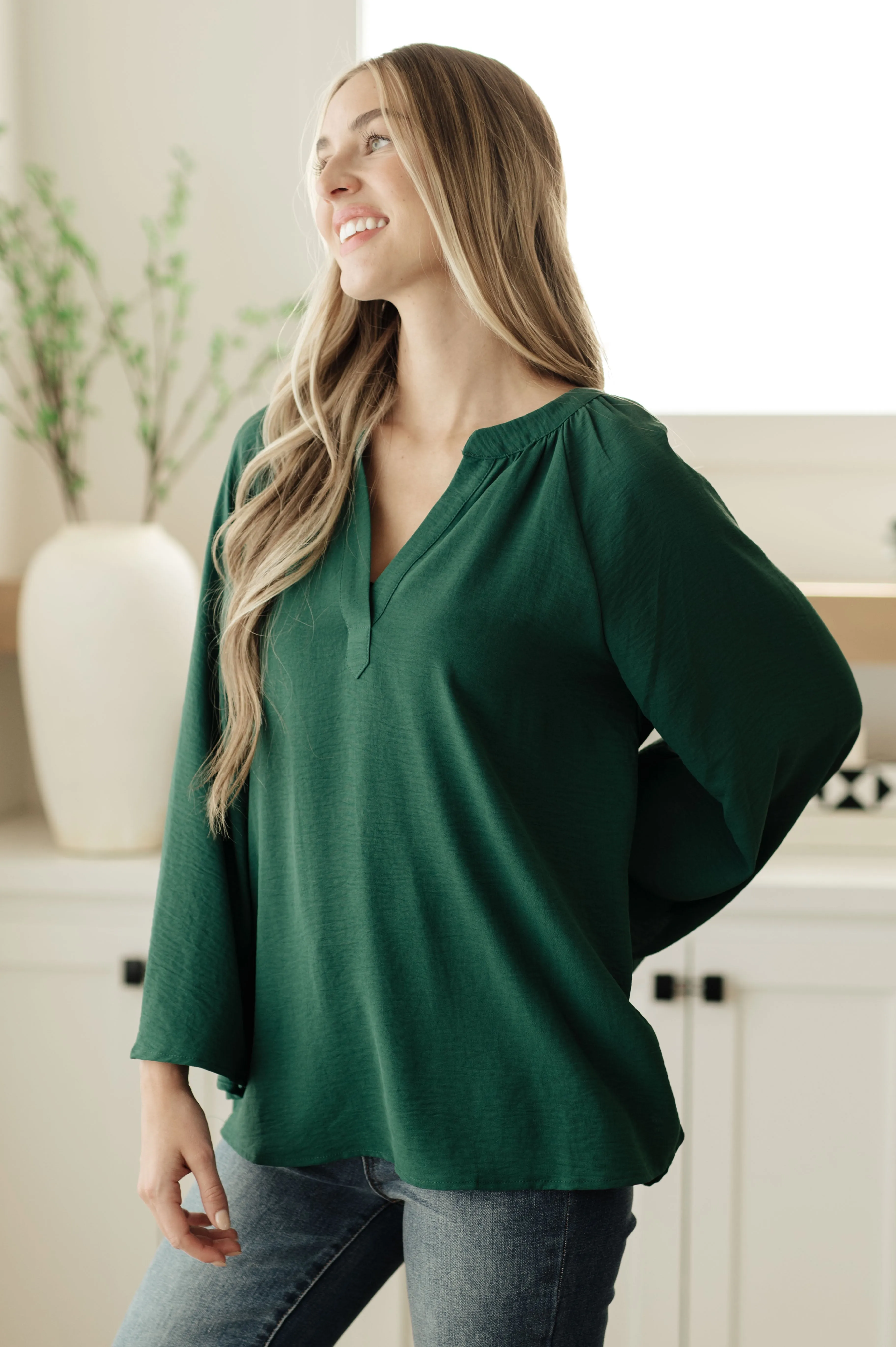 Climb On V-Neck Blouse - 11/8