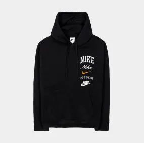 Club Fleece Stack GX Pullover Mens Hoodie (Black/White)