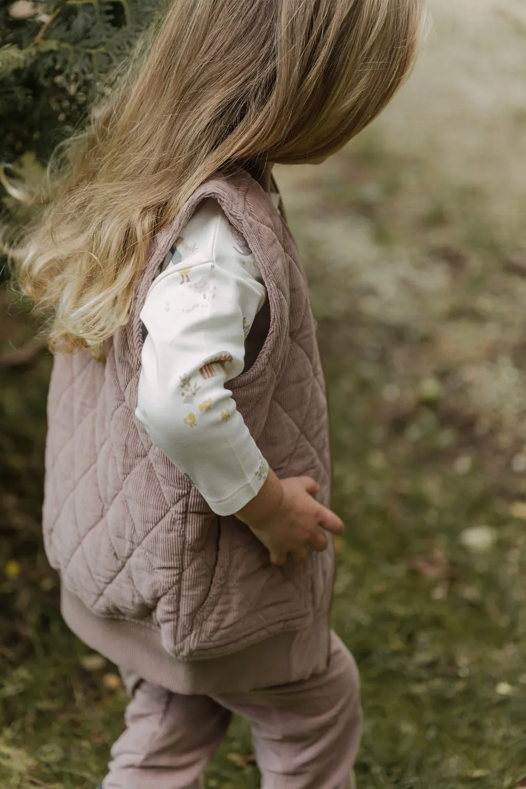 Corduroy Quilted Vest