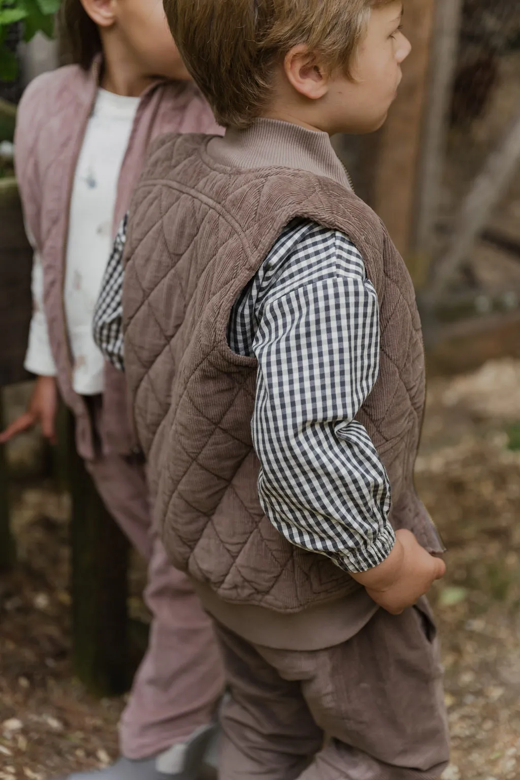 Corduroy Quilted Vest