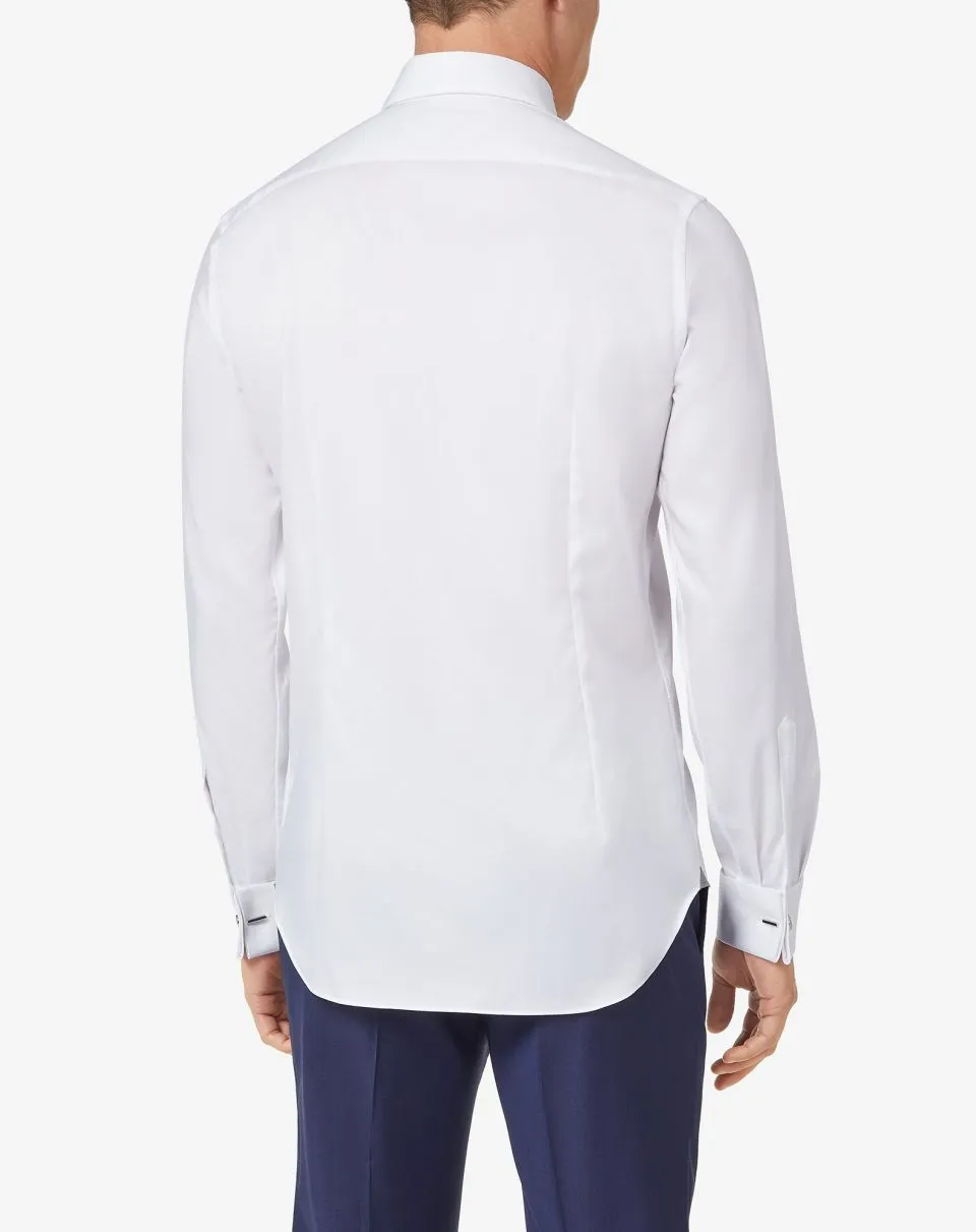 Corneliani Wrinkle Free Shirt in WHITE