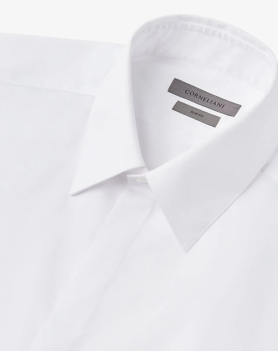 Corneliani Wrinkle Free Shirt in WHITE