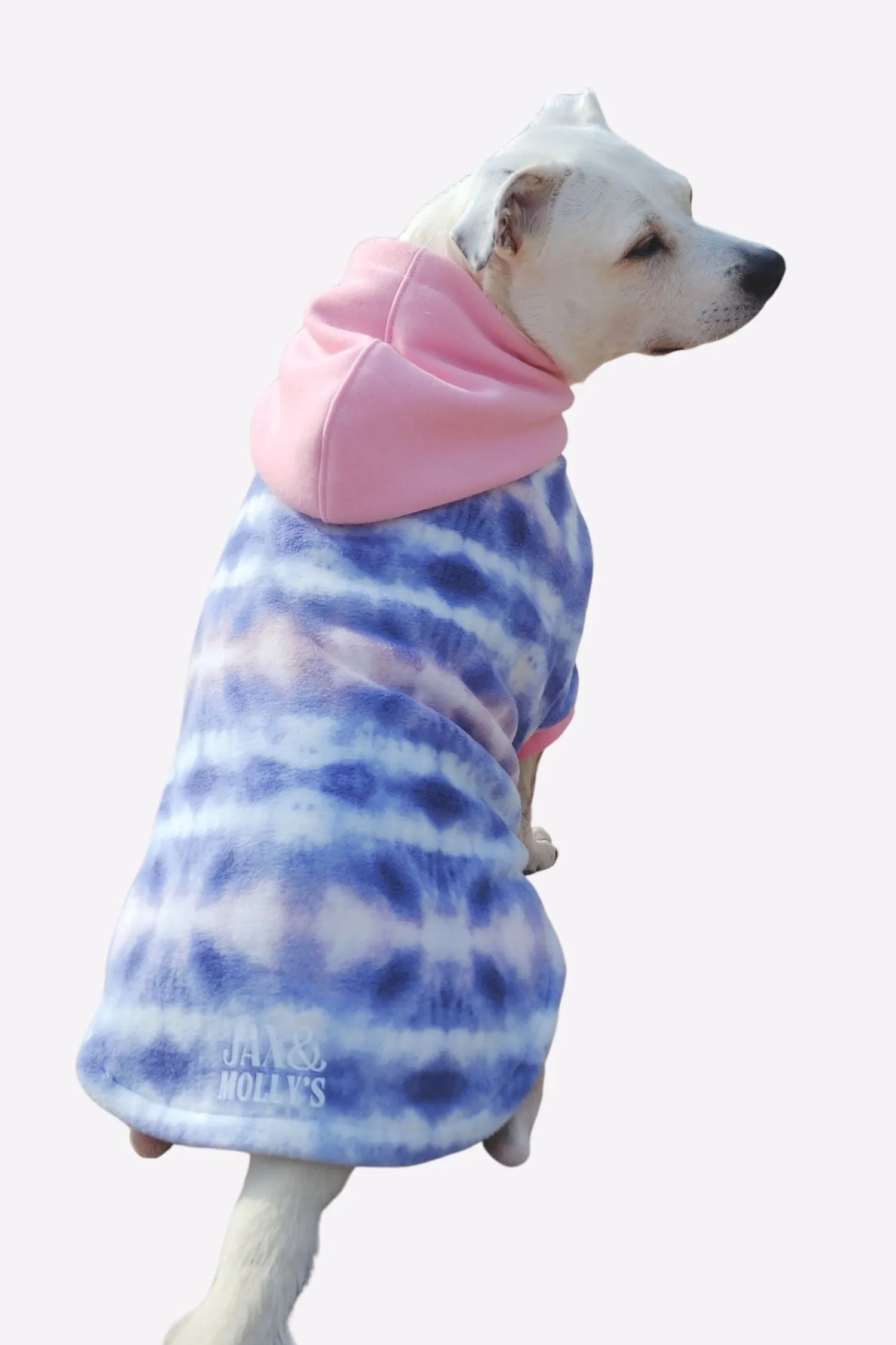 Cotton Candy Tie-Dye Fleece Hoodie