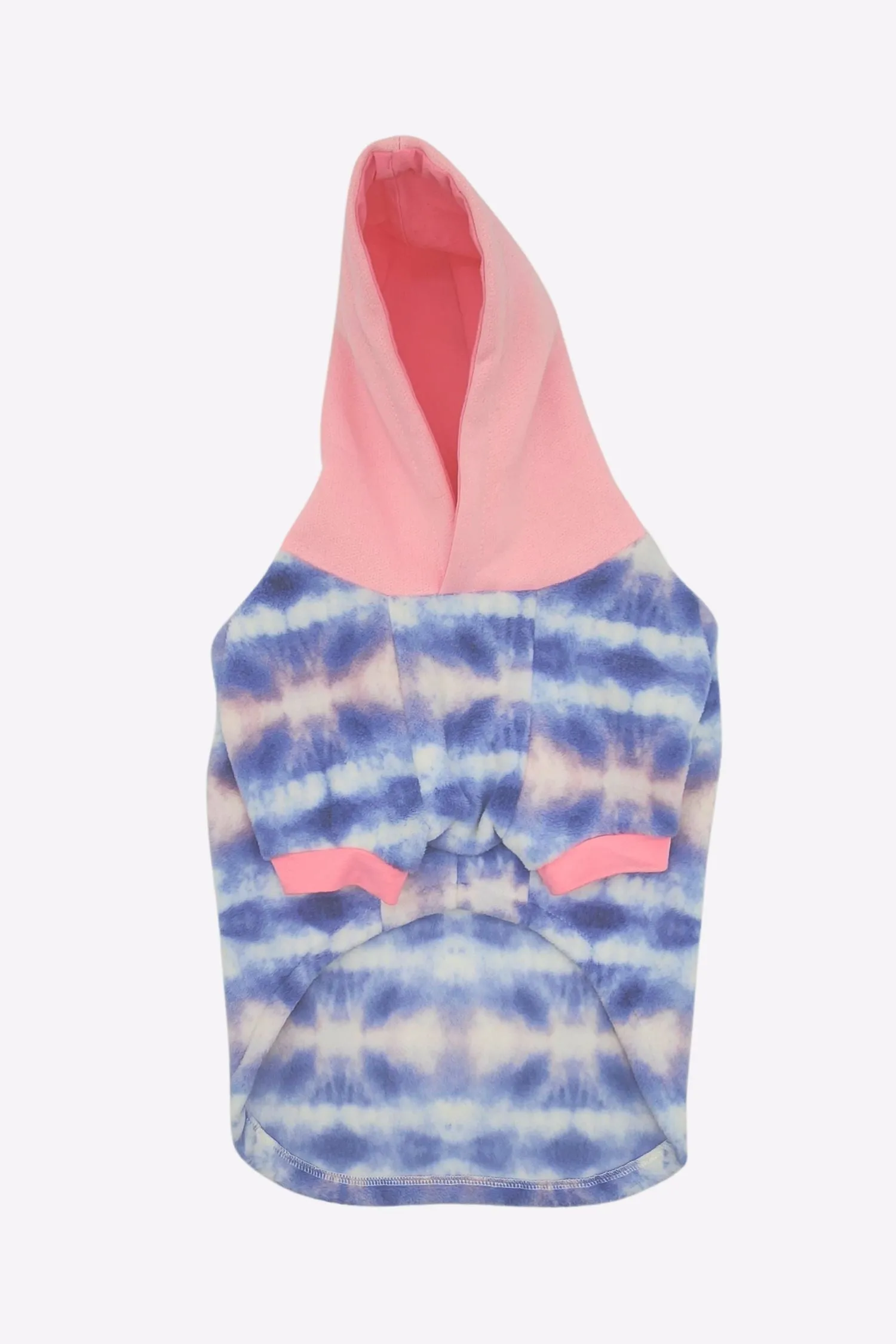 Cotton Candy Tie-Dye Fleece Hoodie