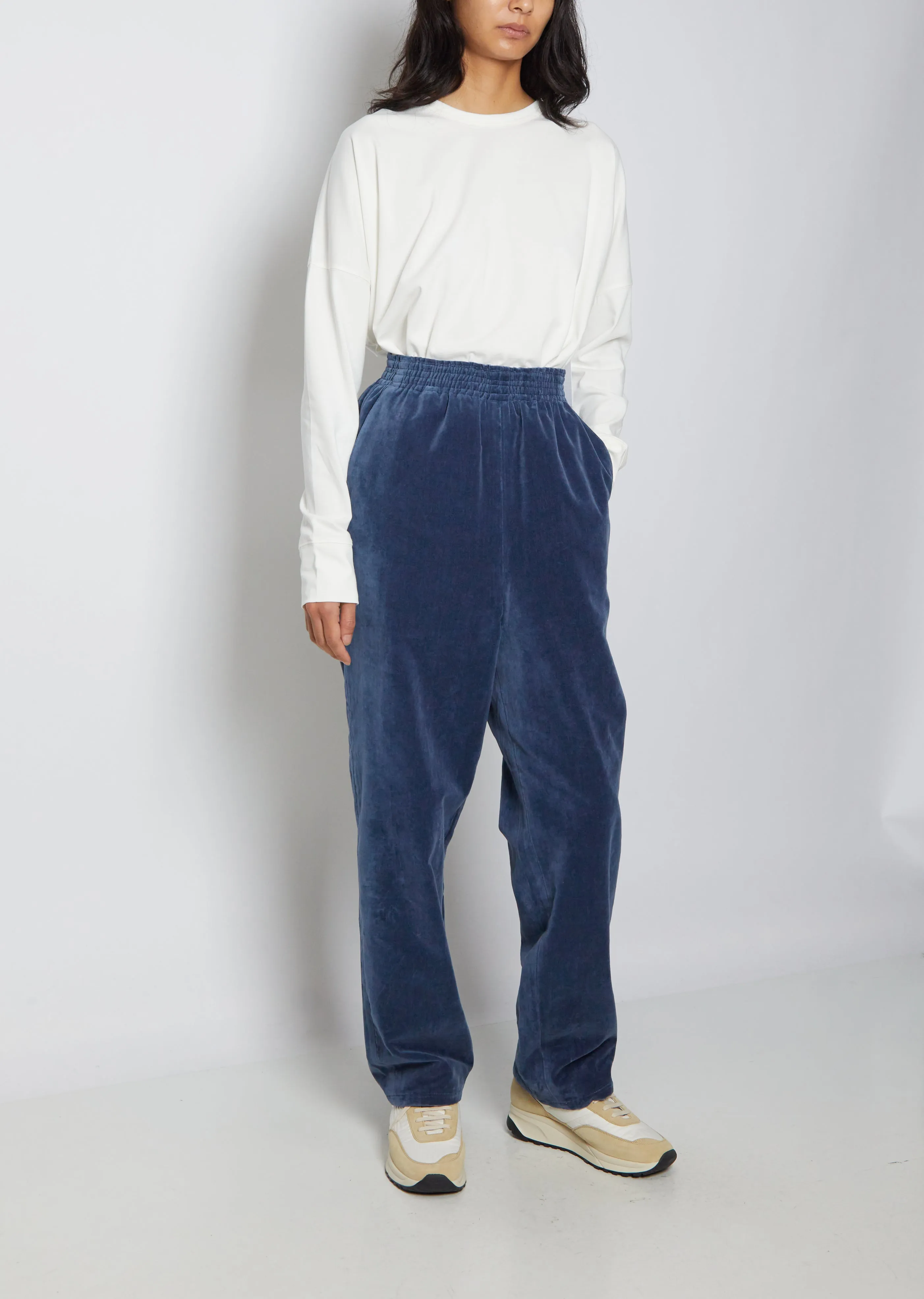 Cotton Velvet Sweatpants