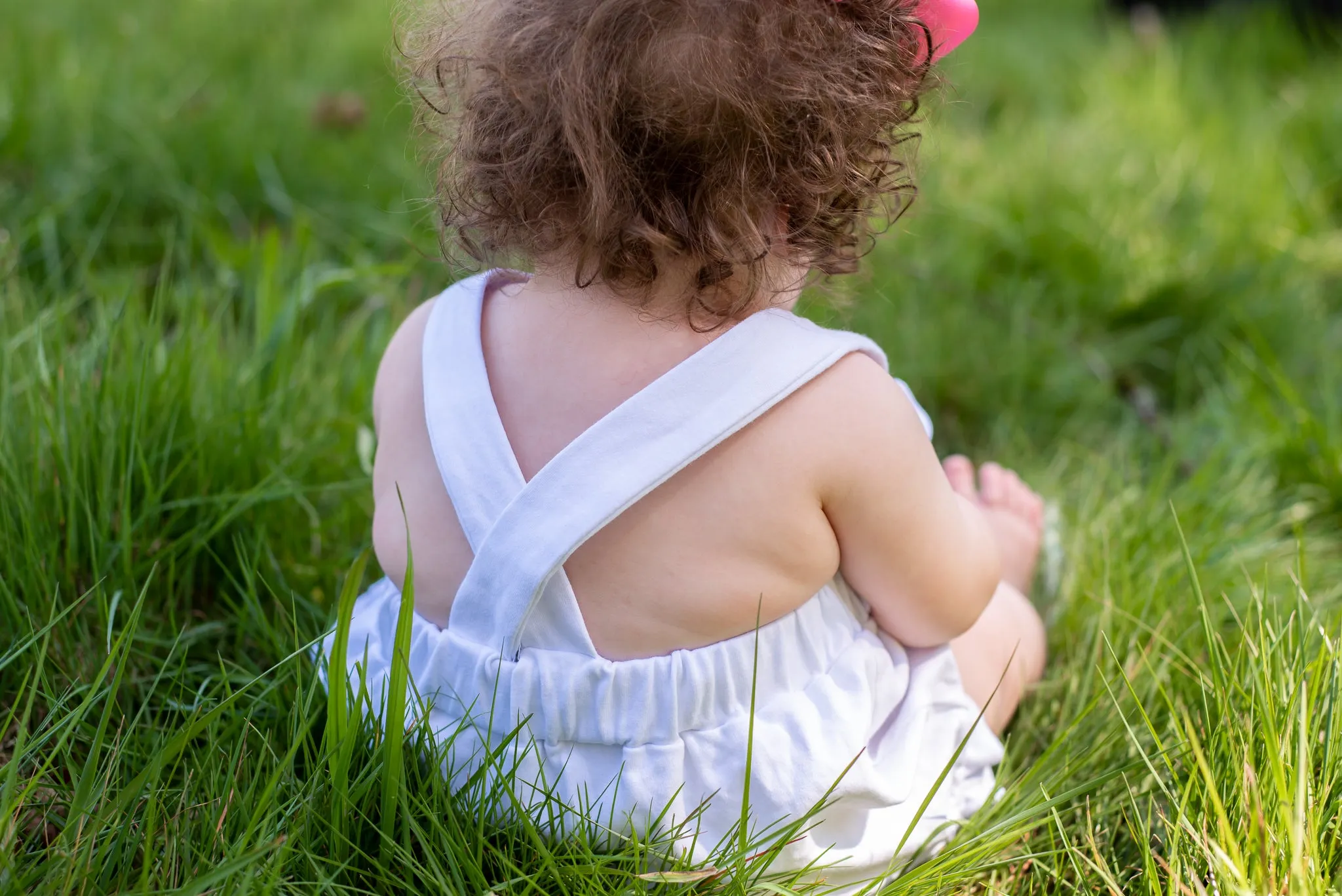 Cross-back Ruffle Romper in 6 colors