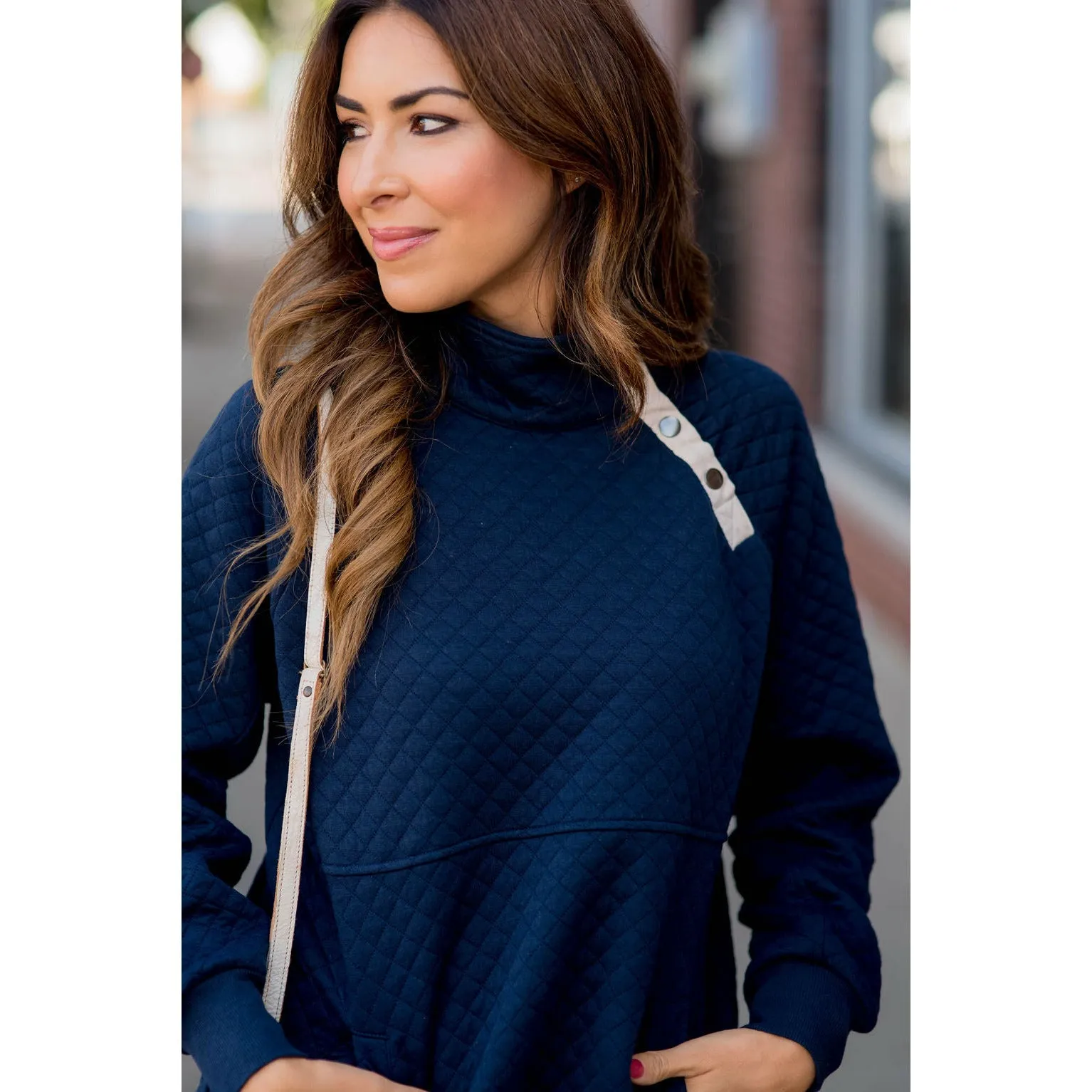 Cute & Casual Quilted Pullover