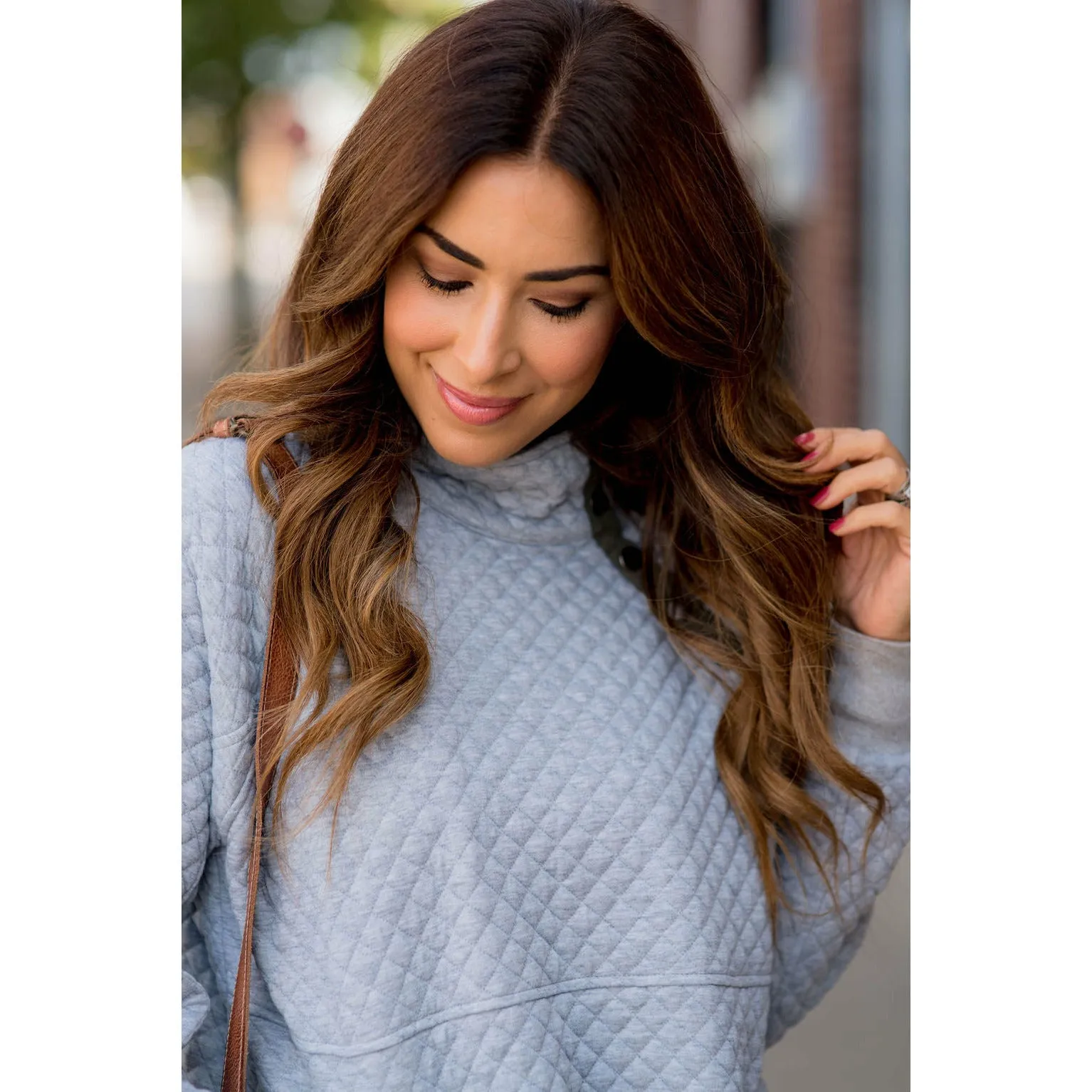 Cute & Casual Quilted Pullover