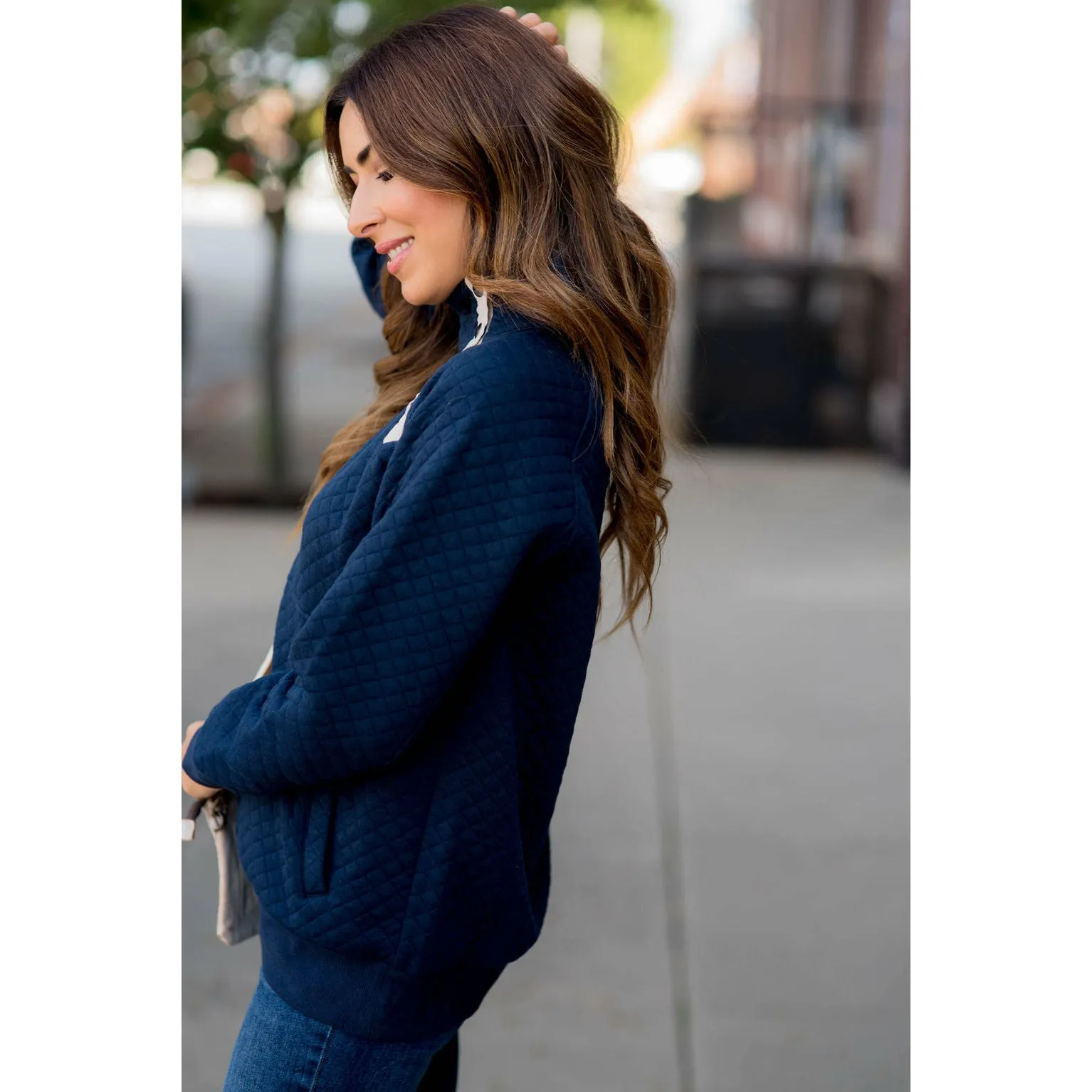 Cute & Casual Quilted Pullover