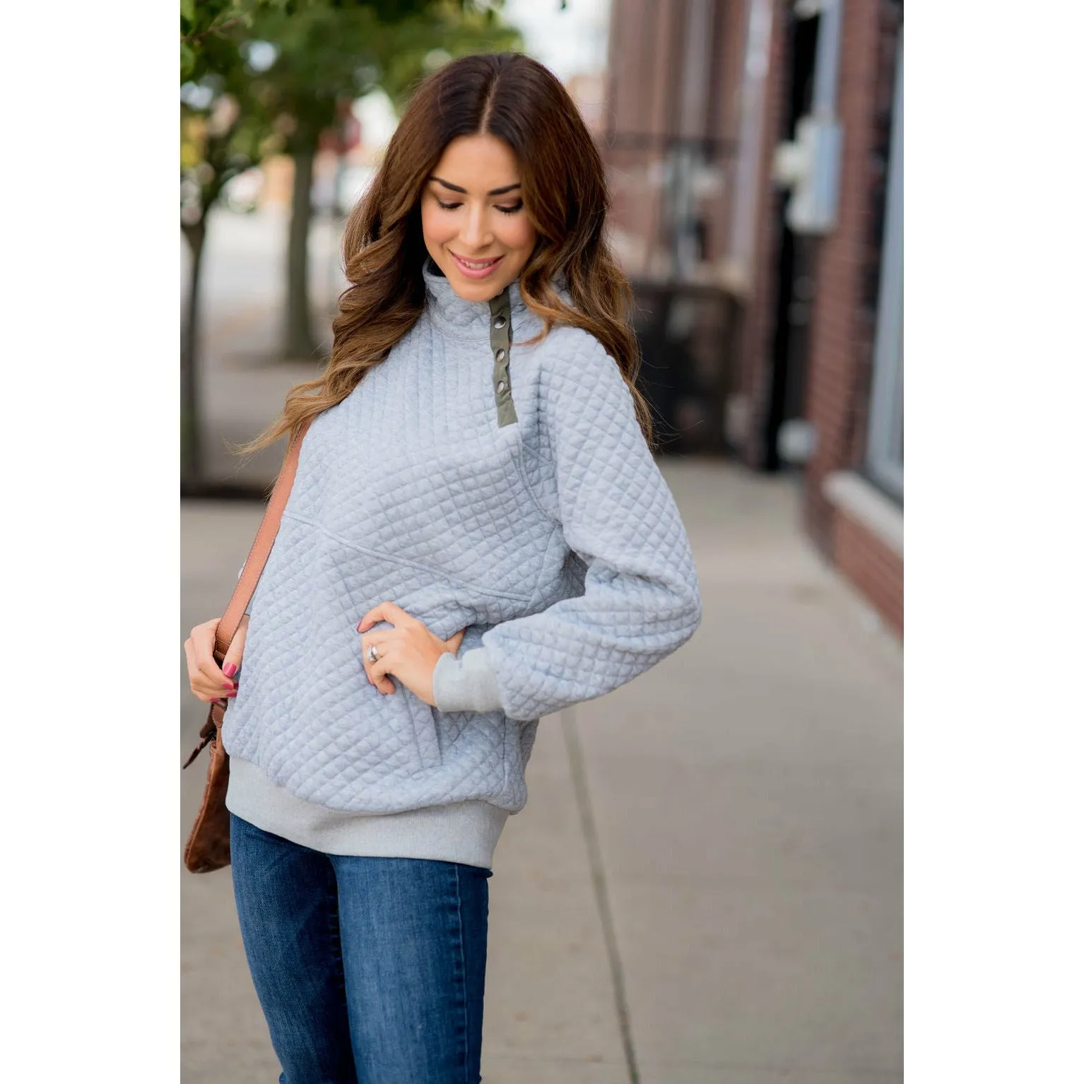 Cute & Casual Quilted Pullover