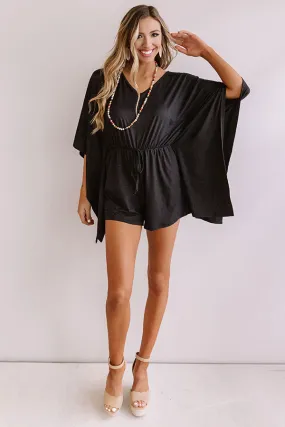 Cute As Can Be Romper In Black