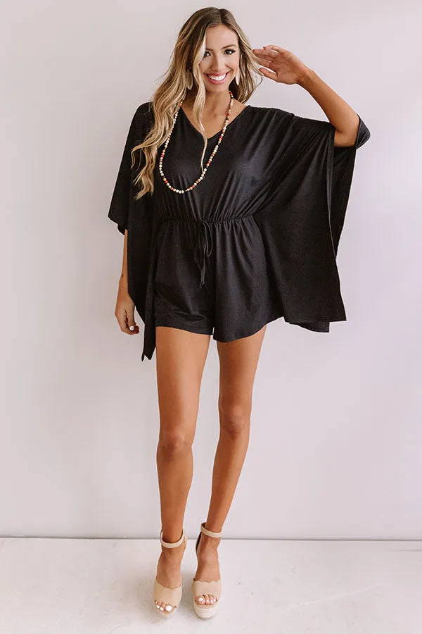 Cute As Can Be Romper In Black