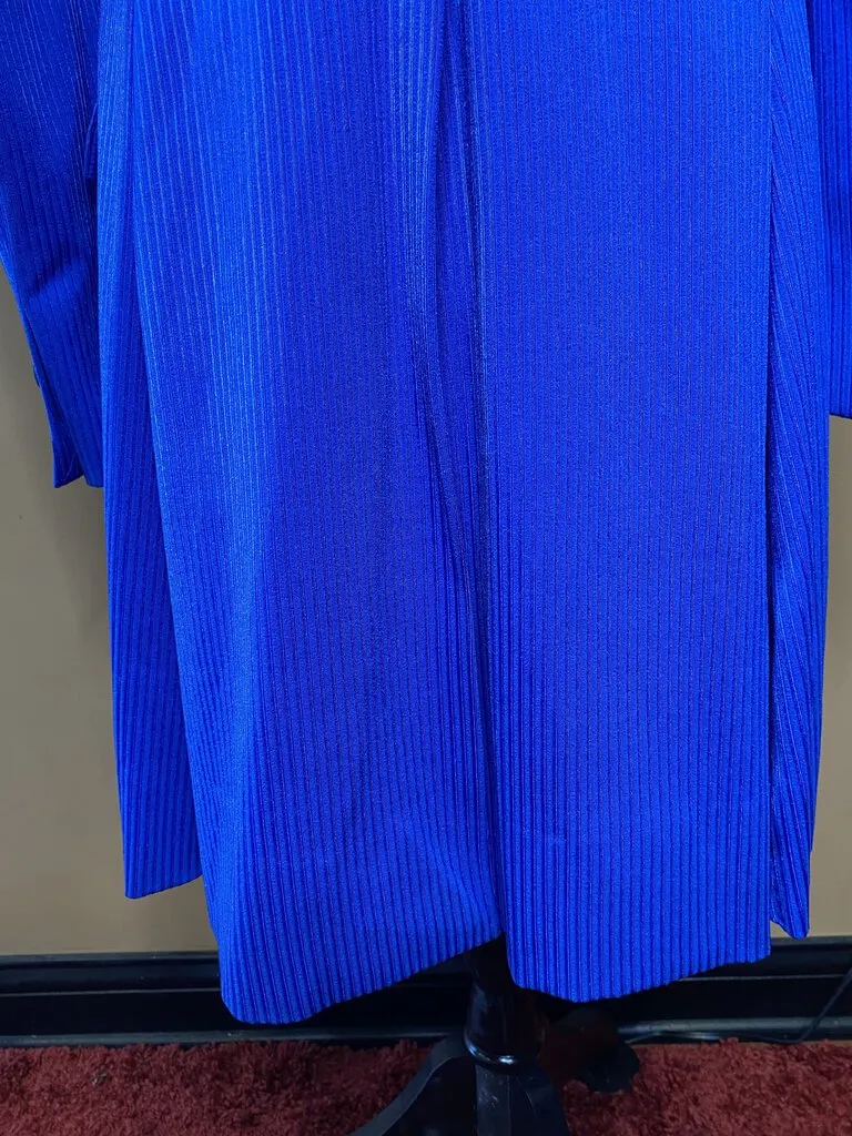 DAY COAT ROYAL BLUE "STRETCH FABRIC" BY HAWKWOOD