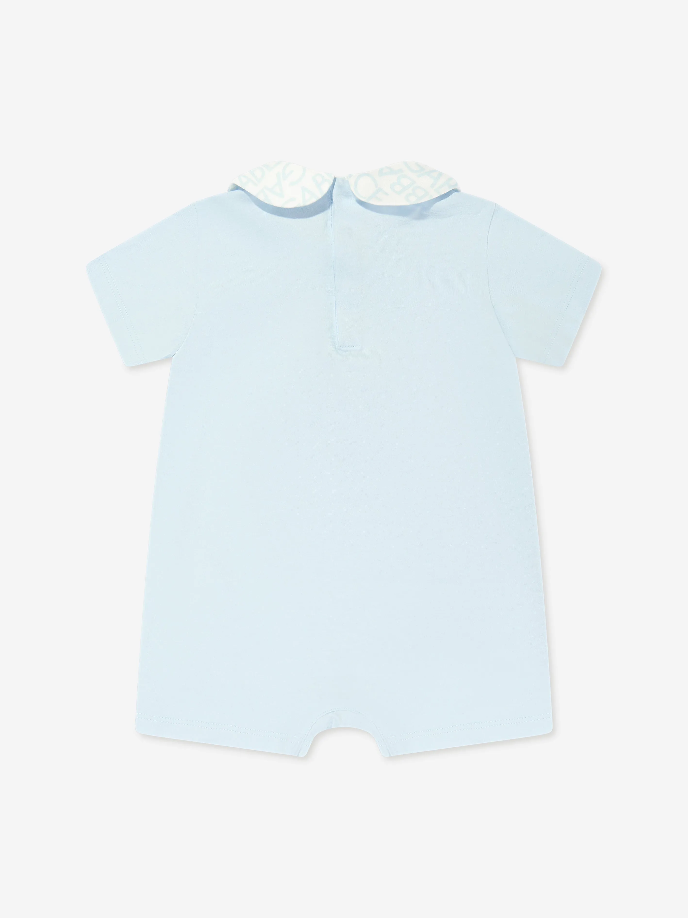 Dolce & Gabbana Baby Boys Logomania Romper Set in Blue