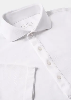 Dress Collar Performance Polo - White