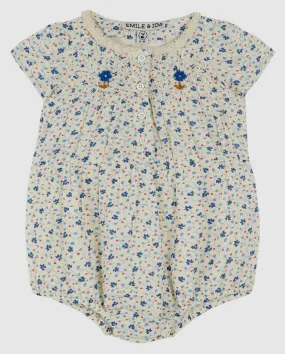 Emile Baby Floral Print Romper