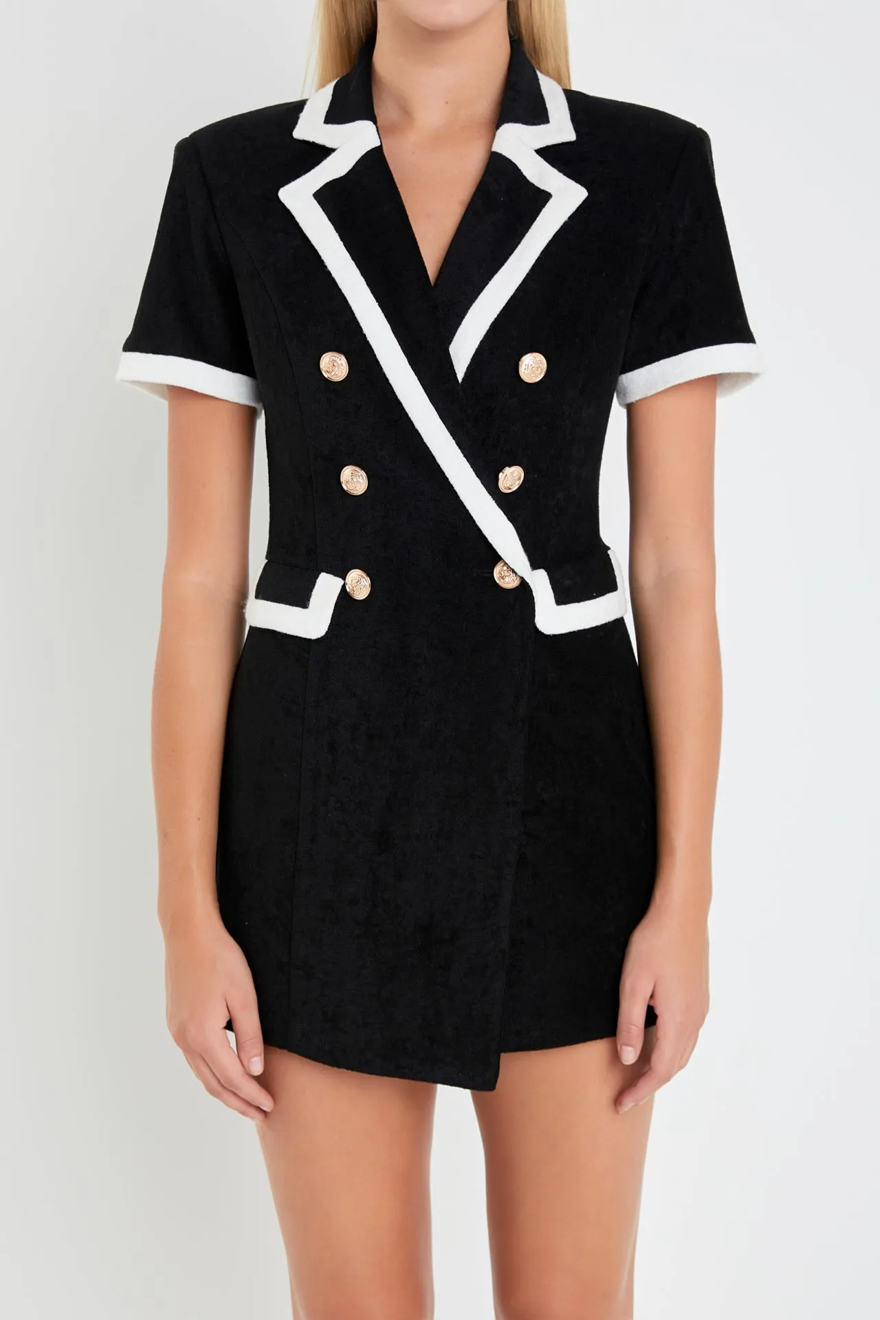 English Factory - Terrycloth Blazer Romper