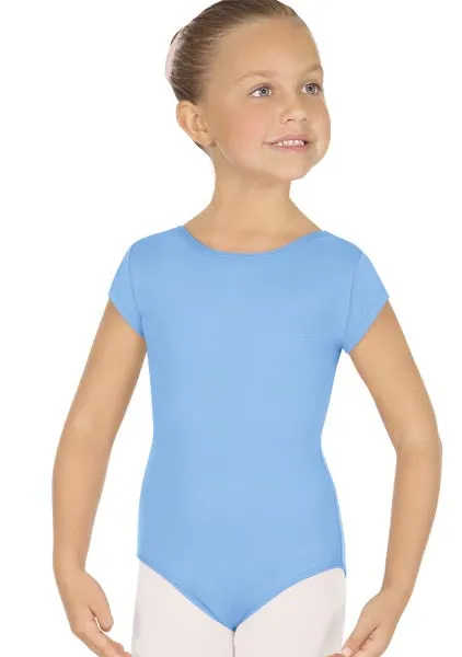 Eurotard 44475C Girls Microfiber Short Sleeve Leotard